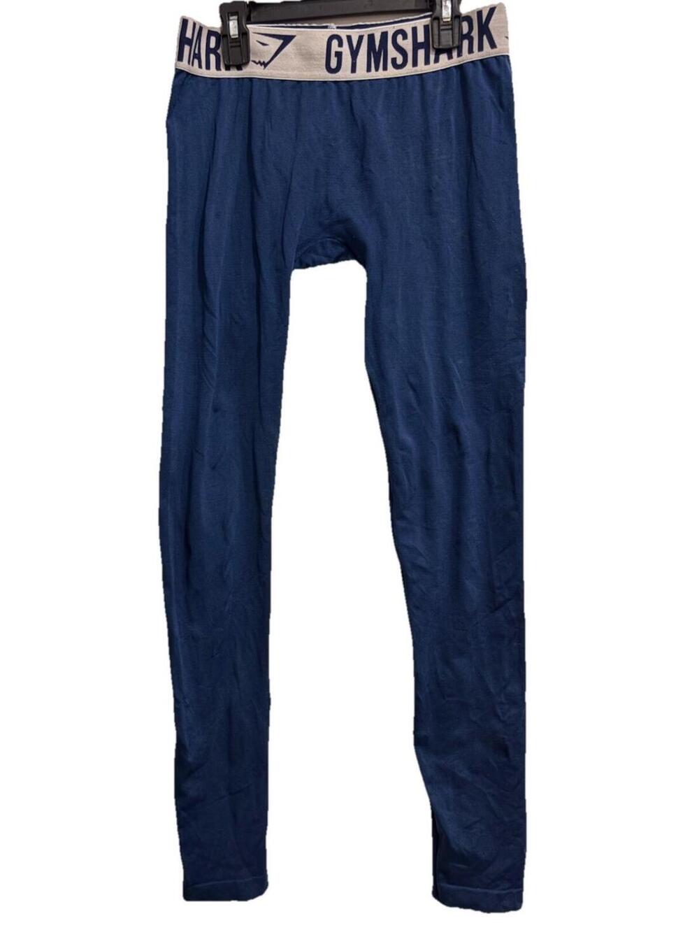 Gymshark Flex Navy Blue Leggings 14” Wide 36” Long